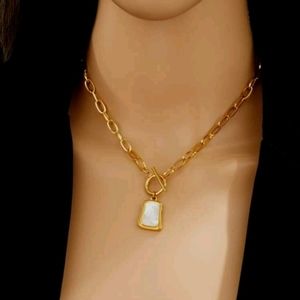 Gold plated necklace